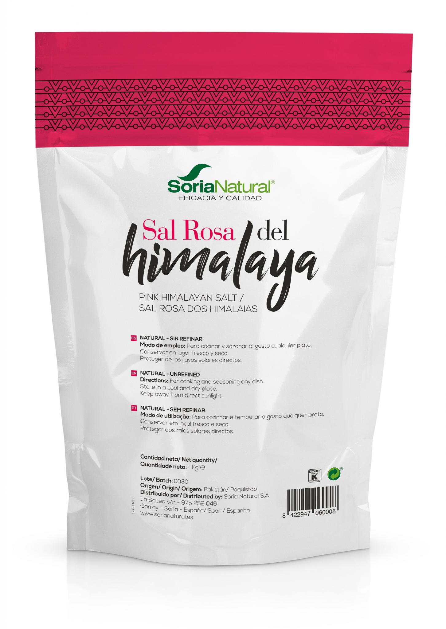 Sal rosa del Himalaya 1kg Uneysa - Paradise - Mercado sin gluten