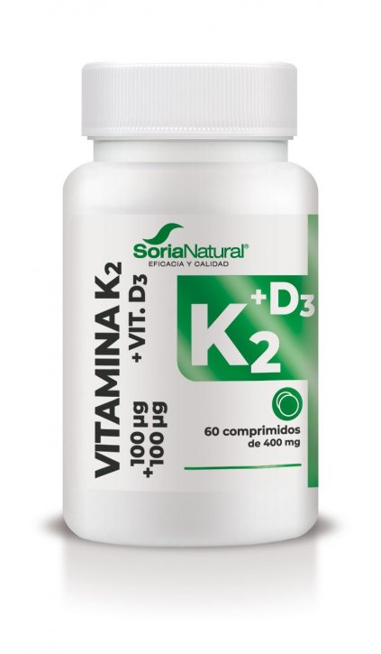 VITAMINA K2+ VIT D3 COMPRIMIDOS soria natural